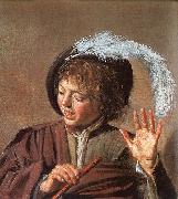 Frans Hals Singing Boy with a Flute Norge oil painting reproduction